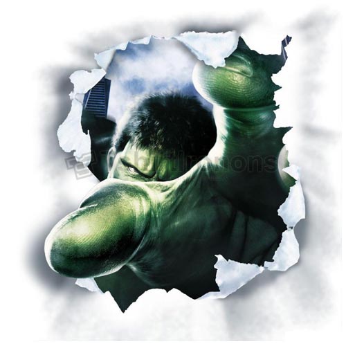 Hulk T-shirts Iron On Transfers N4536 - Click Image to Close